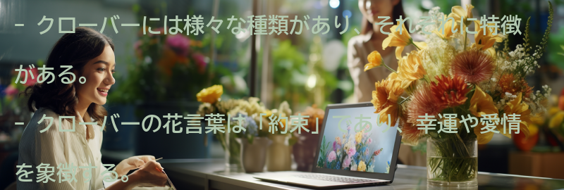 クローバーの種類と特徴の要点まとめ