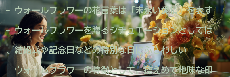 ウォールフラワーを贈る時のシチュエーションの要点まとめ
