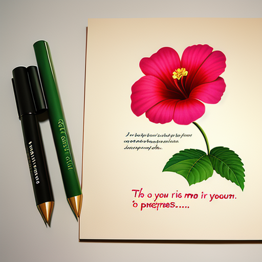 ウスベニアオイの花言葉を活かしたメッセージの書き方