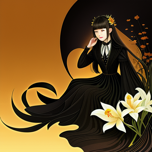 クロユリの花をテーマにした詩や歌の紹介