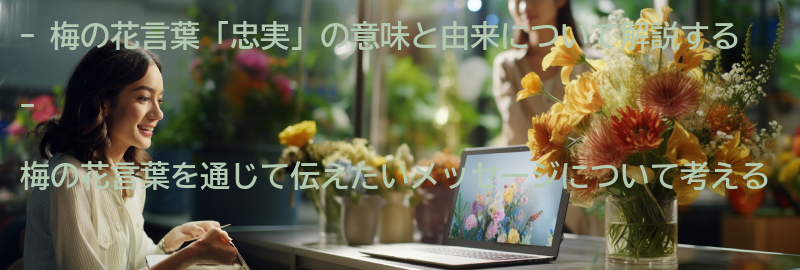 梅の花言葉を通じて伝えたいメッセージの要点まとめ