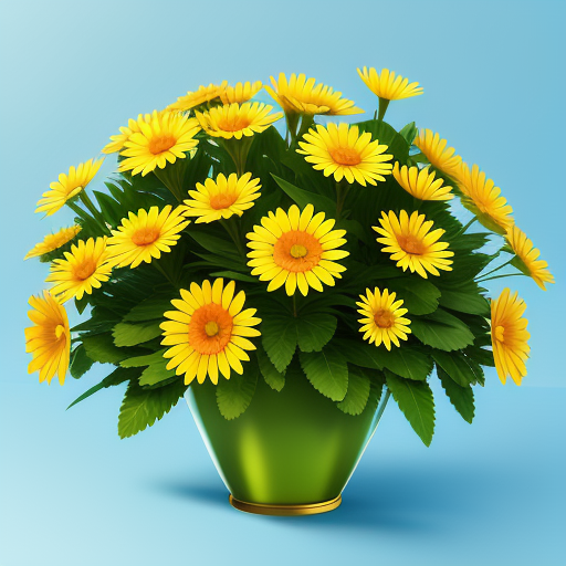 メランポジウムを使ったアレンジメントのアイデア