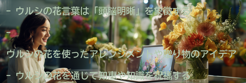 頭脳明晰を象徴するウルシの花の使い方の要点まとめ