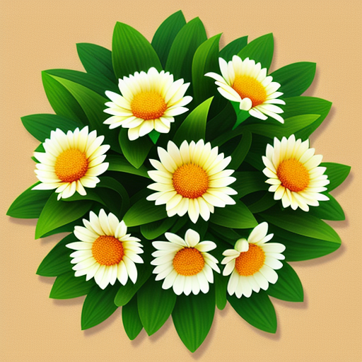 フランネルソウを使ったアレンジメントのアイデア