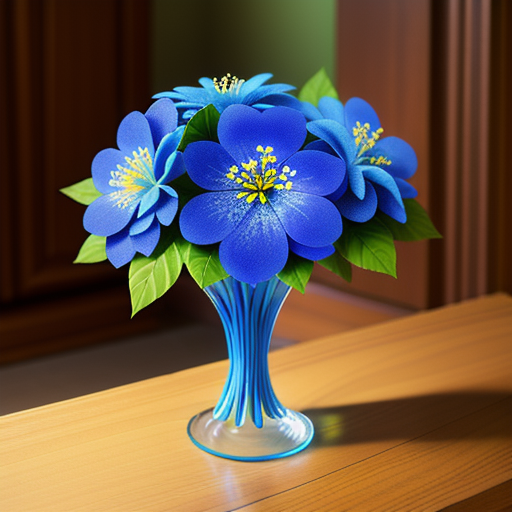 ブルーレースフラワーを使ったアレンジメントの作り方