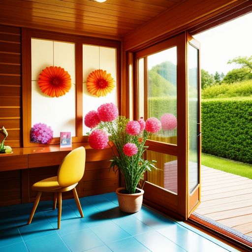 オダマキの花を使ったインテリアのアイデア