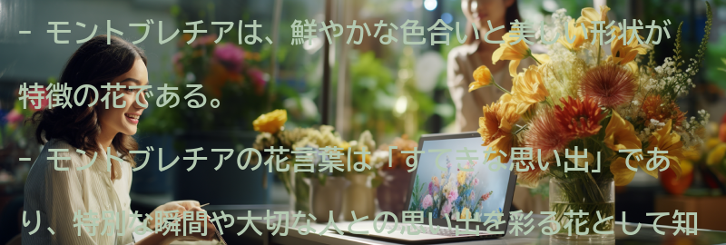 モントブレチアとはの要点まとめ