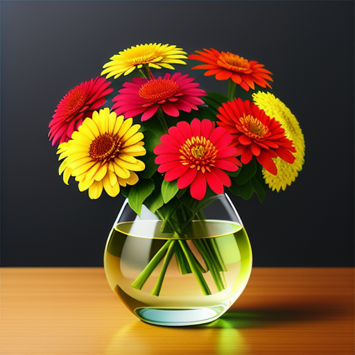 ジニアを使ったアレンジメントのアイデア