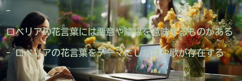 ロベリアの花言葉をテーマにした詩や歌の紹介の要点まとめ