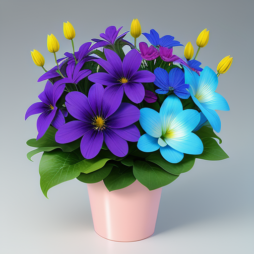 ロベリア(青)の花言葉を持つ他の花との組み合わせ