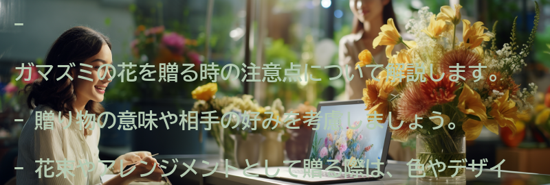 ガマズミの花を贈る時の注意点の要点まとめ