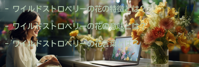 ワイルドストロベリーの花の特徴と意味の要点まとめ