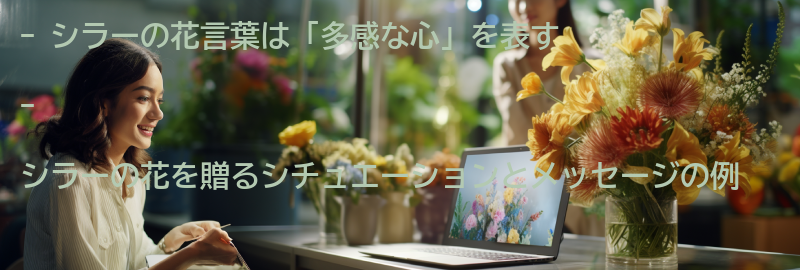 シラーの花を贈る時のシチュエーションとメッセージの要点まとめ