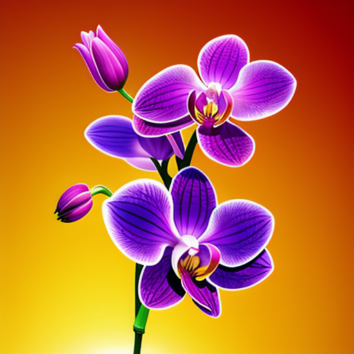 紫蘭の花言葉の使い方とメッセージ例