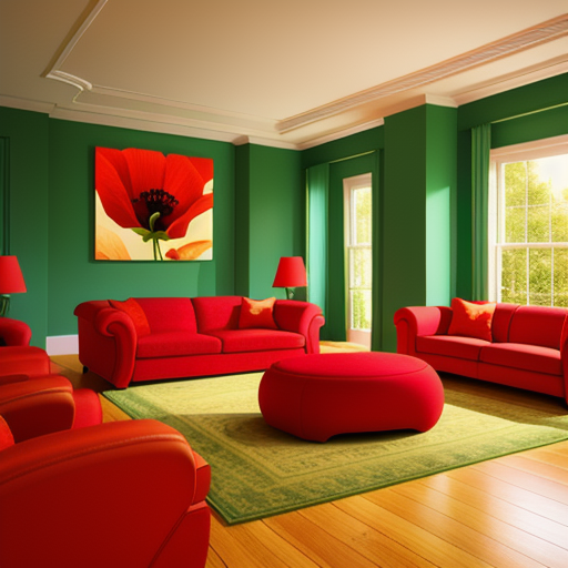 ケシの花を取り入れたインテリアアイデア