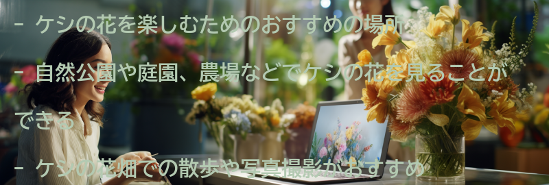 ケシの花を楽しむためのおすすめの場所の要点まとめ