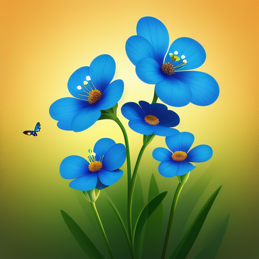 勿忘草の花言葉をテーマにした詩や歌