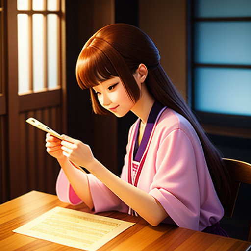 カスミソウを贈るシーン