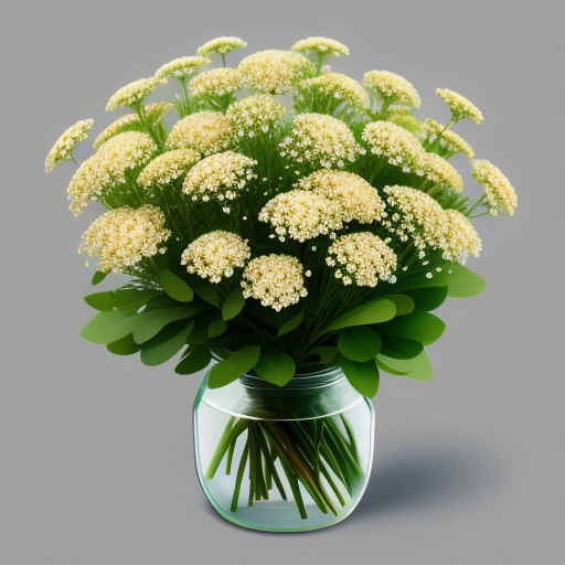 カスミソウと他の花との組み合わせ