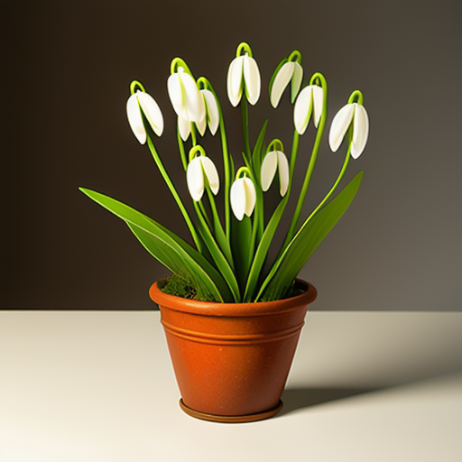 スノードロップを贈るシチュエーション