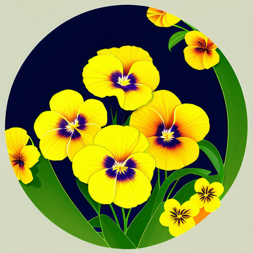黄色のパンジーの花言葉とは？