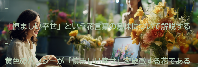 「慎ましい幸せ」という花言葉の意味とは？の要点まとめ
