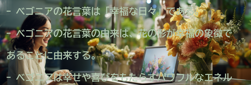 ベゴニアの花言葉「幸福な日々」の意味と由来の要点まとめ