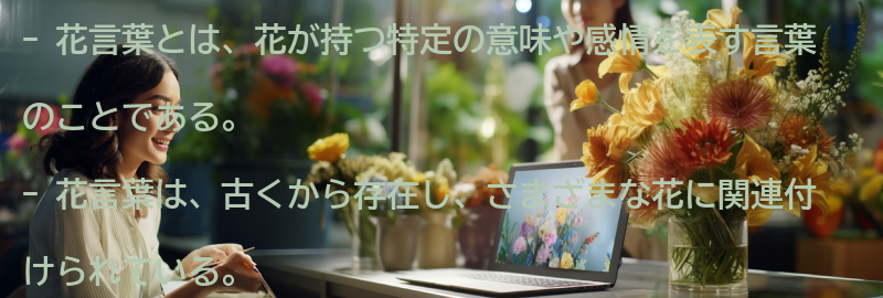 花言葉とは？の要点まとめ